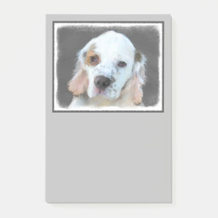 Clumber-spaniel schilderen - Kute Original Dog Art Post-it® Notes
