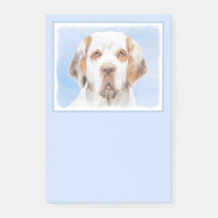 Clumber-spaniel schilderen - Kute Original Dog Art Post-it® Notes