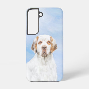 Clumber-spaniel schilderen - Kute Original Dog Art Samsung Galaxy Hoesje