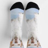 Clumber-spaniel schilderen - Kute Original Dog Art Sokken (Top)