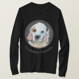 Clumber-spaniel schilderen - Kute Original Dog Art T-shirt