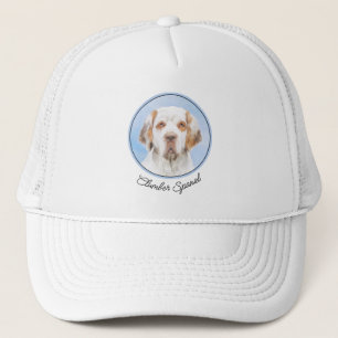 Clumber-spaniel schilderen - Kute Original Dog Art Trucker Pet