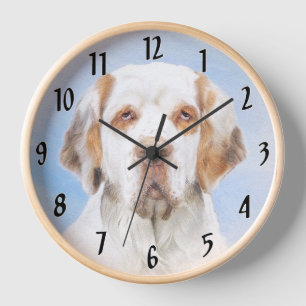 Clumber Spaniel Schilderij - Mooie Originele Honde