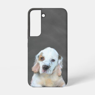 Clumber Spaniel Schilderij - Mooie Originele Honde Samsung Galaxy Hoesje