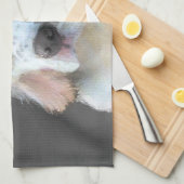 Clumber Spaniel Schilderij - Mooie Originele Honde Theedoek (Quarter Fold)