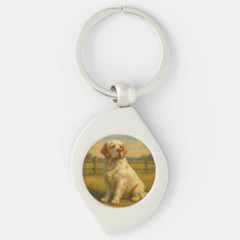 Clumber Spaniel Sleutelhanger