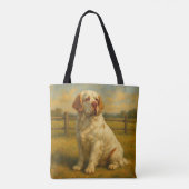 Clumber Spaniel Tote Bag (Achterkant)