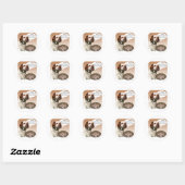 Clumber Spaniel Turkije Ronde Sticker (Vel)