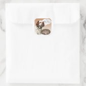 Clumber Spaniel Turkije Ronde Sticker (Tas)