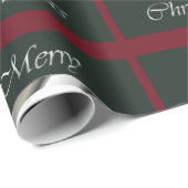 Clumber Spaniel Vrolijk Kerstfeest Cadeaupapier (Rol Hoek)