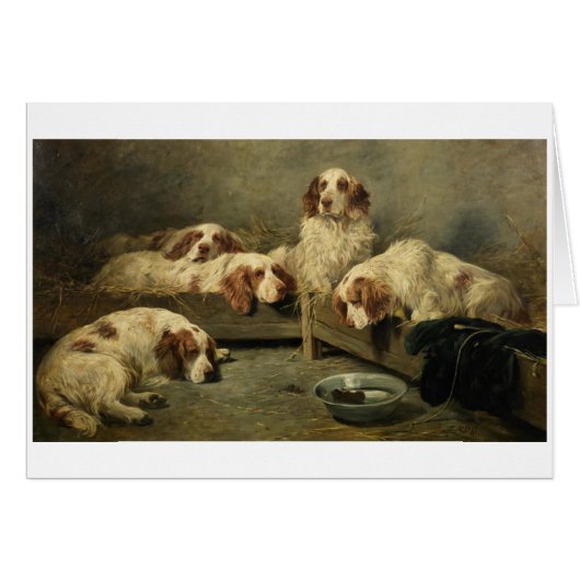  - Clumber Spaniels & a Mouse, (Voorkant Horizontaal)