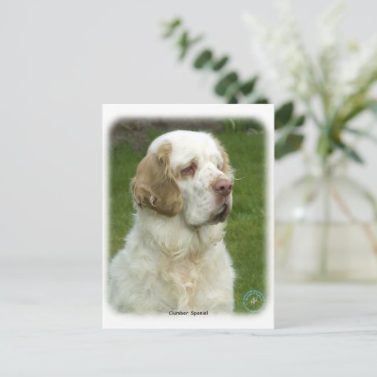 Clumber Spanjaard 9Y003D-101 Briefkaart (Staand voorkant)