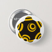 ClumpBubble Bumblebee Ronde Button 5,7 Cm (Voorkant /achterkant)