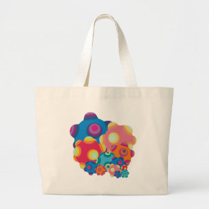 ClumpBubble Collage Grote Tote Bag