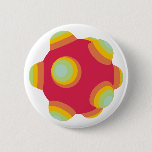ClumpBubble - Helderheid! Ronde Button 5,7 Cm (Voorkant)