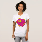 ClumpBubble Roze Paars Sinaasappel T-shirt (Voorkant volledig)