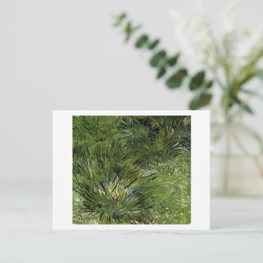 Clumps of Grass, Vincent van Gogh Briefkaart (Staand voorkant)