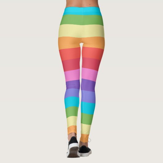 Clumpy Snoep Stripe FC Leggings (Achterkant)