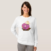 Clumsy Donut Spled Coffee Humor Shirt (Voorkant volledig)
