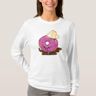 Clumsy Donut Spled Coffee Humor Shirt