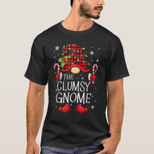 Clumsy Gnome Buffalo Pset Matching Family Christm T-shirt