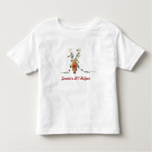 Clumsy Rudolph Kerstfeestdag tee Shirt