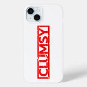 Clumsy Stamp Case-Mate iPhone Case (Achterkant)