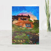 "Clunker in de tuin" Bedankkaart (Voorkant)