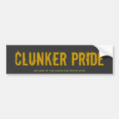Clunker Pride blk/brw sticker (Voorkant)