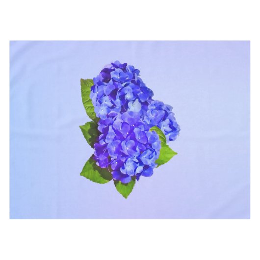 Cluster Blue Hydrangea Tafelkleed (Voorkant (Horizontaal))