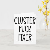 Cluster For Fixer Of Everything Coworkers Chaos Co Kaart (Gele Bloem)