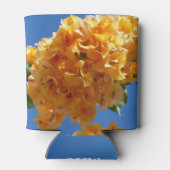 Cluster Golden Bougainvillea Floral Blikjeskoeler (Achterkant)