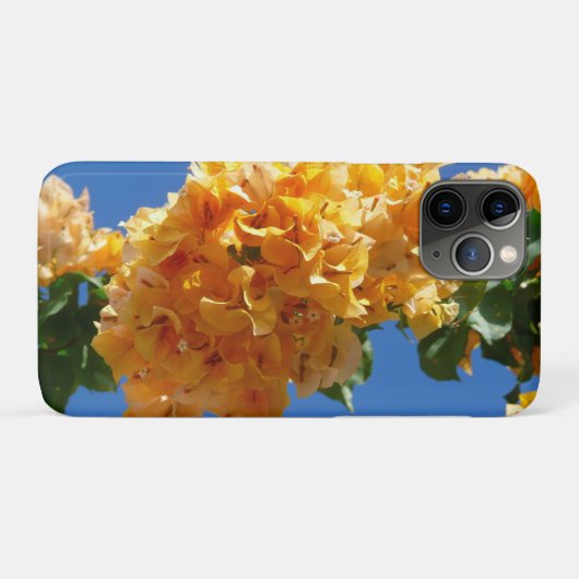Cluster Golden Bougainvillea Floral Case-Mate iPhone Case (Achterkant (horizontaal))