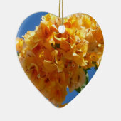 Cluster Golden Bougainvillea Floral Keramisch Ornament (Rechts)