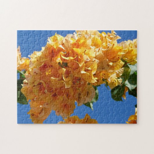 Cluster Golden Bougainvillea Floral Legpuzzel (Horizontaal)