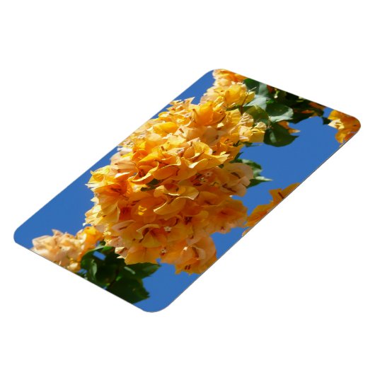 Cluster Golden Bougainvillea Floral Magneet (Linkerzijde)