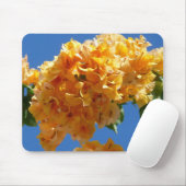 Cluster Golden Bougainvillea Floral Muismat (Met muis)