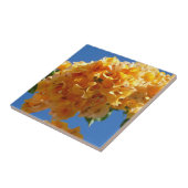 Cluster Golden Bougainvillea Floral Tegeltje (Zijkant)