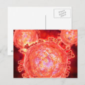 Cluster HIV-virus 1 Briefkaart (Voorkant / Achterkant)