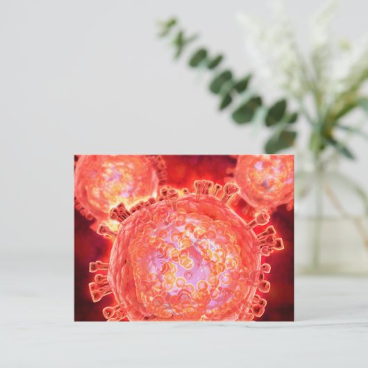 Cluster HIV-virus 1 Briefkaart (Staand voorkant)