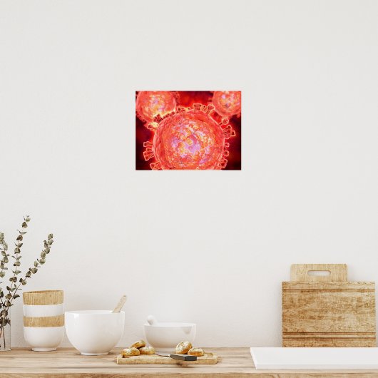 Cluster HIV-virus 1 Poster (Keuken)