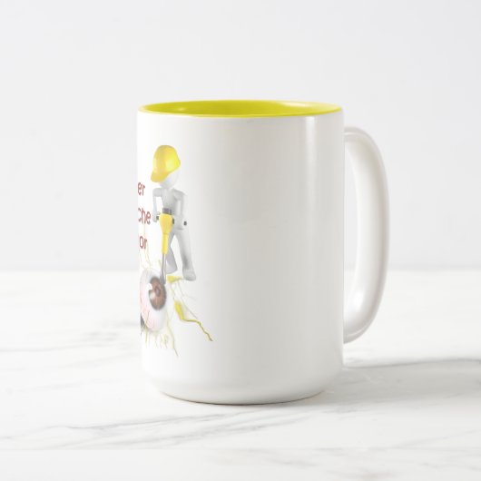 Cluster Hoofdpijn Survivor Mok (Voorkant rechts)