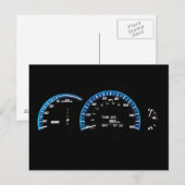 Cluster hybride auto-instrumentencluster Briefkaar Briefkaart (Voorkant / Achterkant)