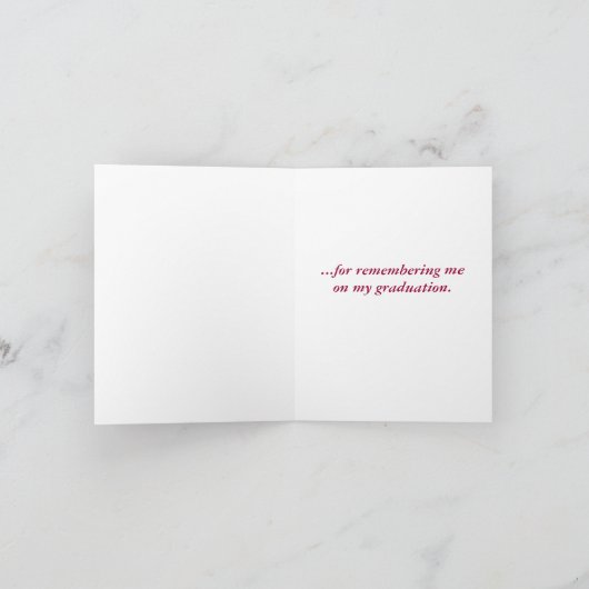 Cluster met druiven Hartelijk dank Bedankkaart (Binnen)