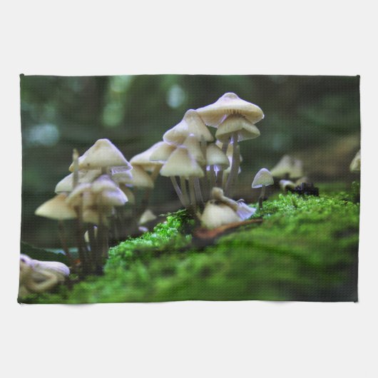 Cluster paddenstoelen theedoek (Horizontaal)