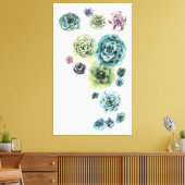Cluster Succulenten Canvas Afdruk (Insitu (Woonkamer))