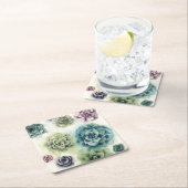 Cluster Succulenten Kartonnen Onderzetters (Insitu)