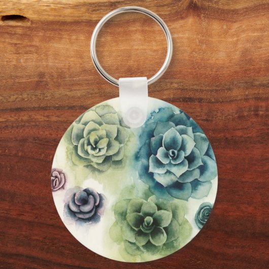 Cluster Succulenten Sleutelhanger (Voorkant)