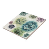 Cluster Succulenten Tegeltje (Zijkant)