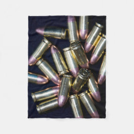 Cluster van 9 mm munitie fleece deken